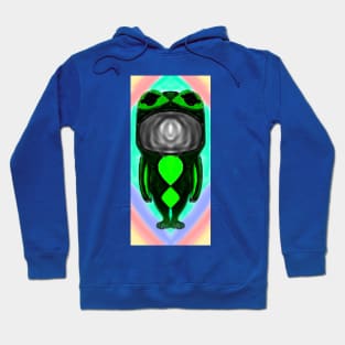 Frog with bottomless void mouth Hoodie